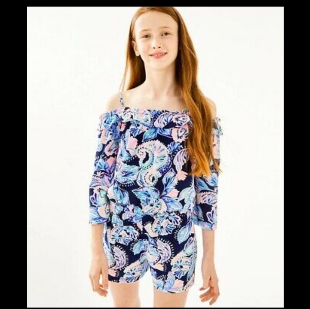Lily Pulitzer Girls Margaret Romper